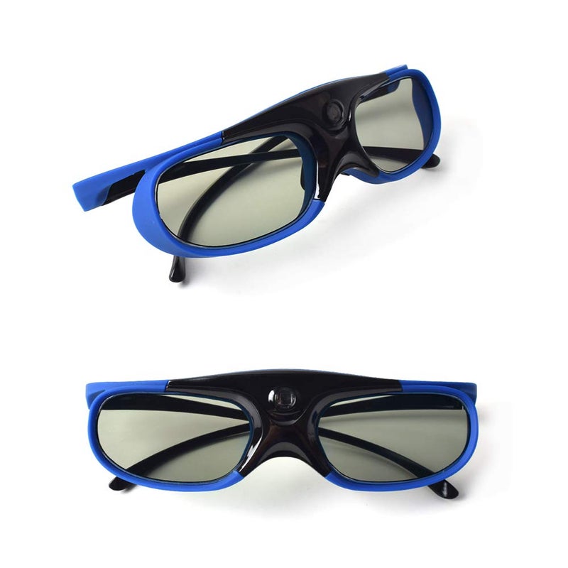 Cocar Active Shutter 3D Glasses Active 3D Glasses 3D TV Projectors 3D Movies Games Active RF 3D Glasses for Sony Epson Toshiba Sharp's RF 3D TV Projector Compatible with TDG-BT500A, SSG-5100GB - Image 3